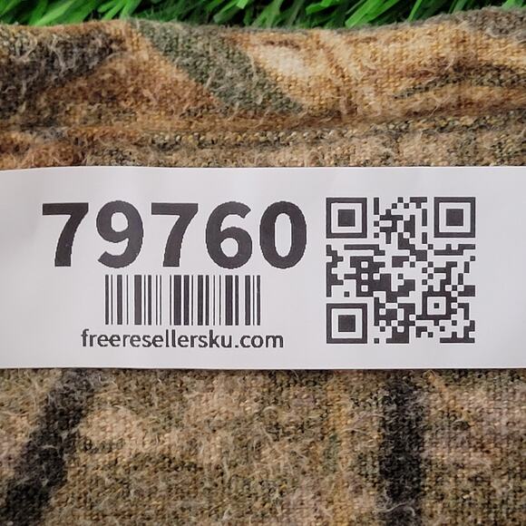 Cabelas Camo Jacket L/XL 26x28 Brown Hunting Baggy Rugged - Picture 11 of 14